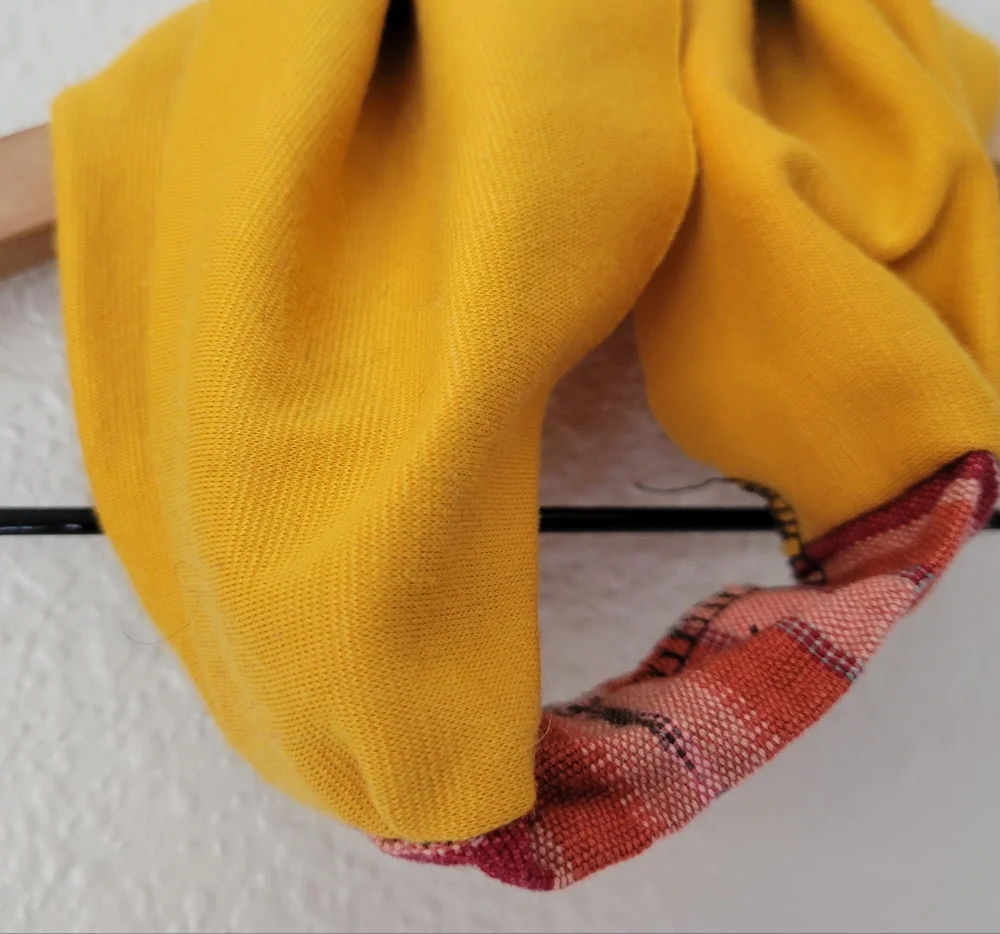 golden yellow boho headband